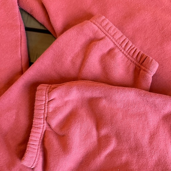 Abercrombie & Fitch Pink Womens Sweatshirt Joggers Matching Set Soft Collection - Picture 12 of 15